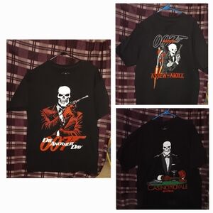 Set of 3 Deathclub 007 Tshirts